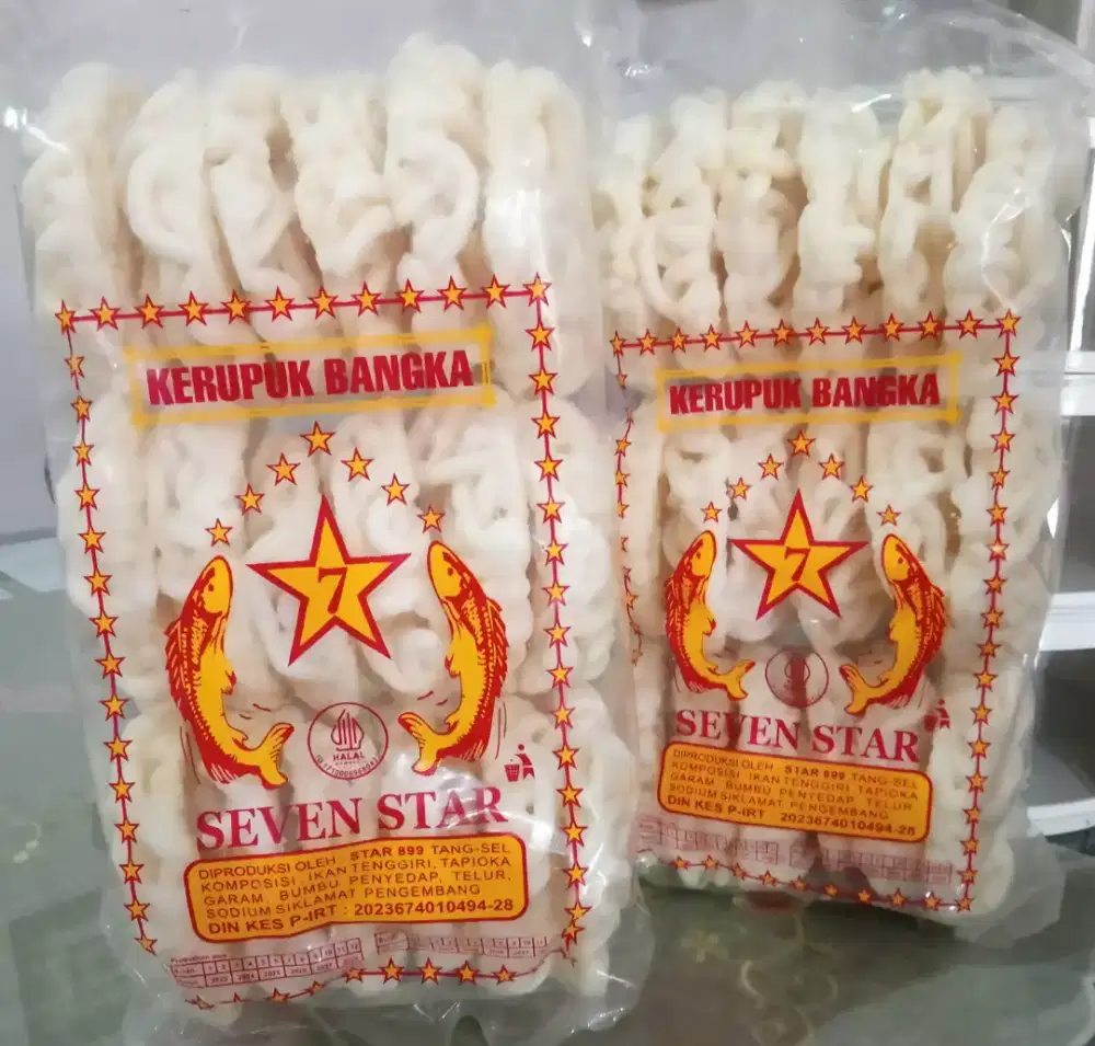 Kerupuk Bangka rasa ikan tenggiri