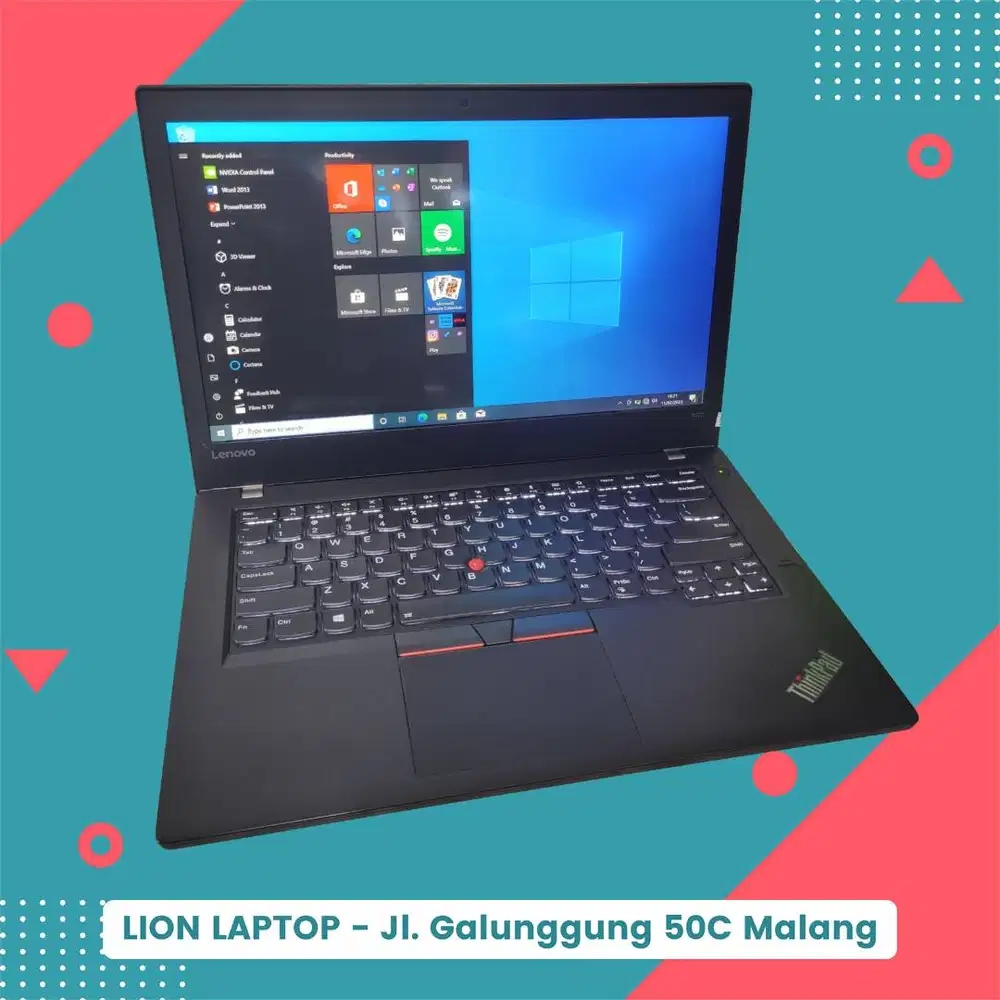 RAM 8GB SSD 256GB i5 Touchscreen Lenovo Thinkpad T470 [19|11]