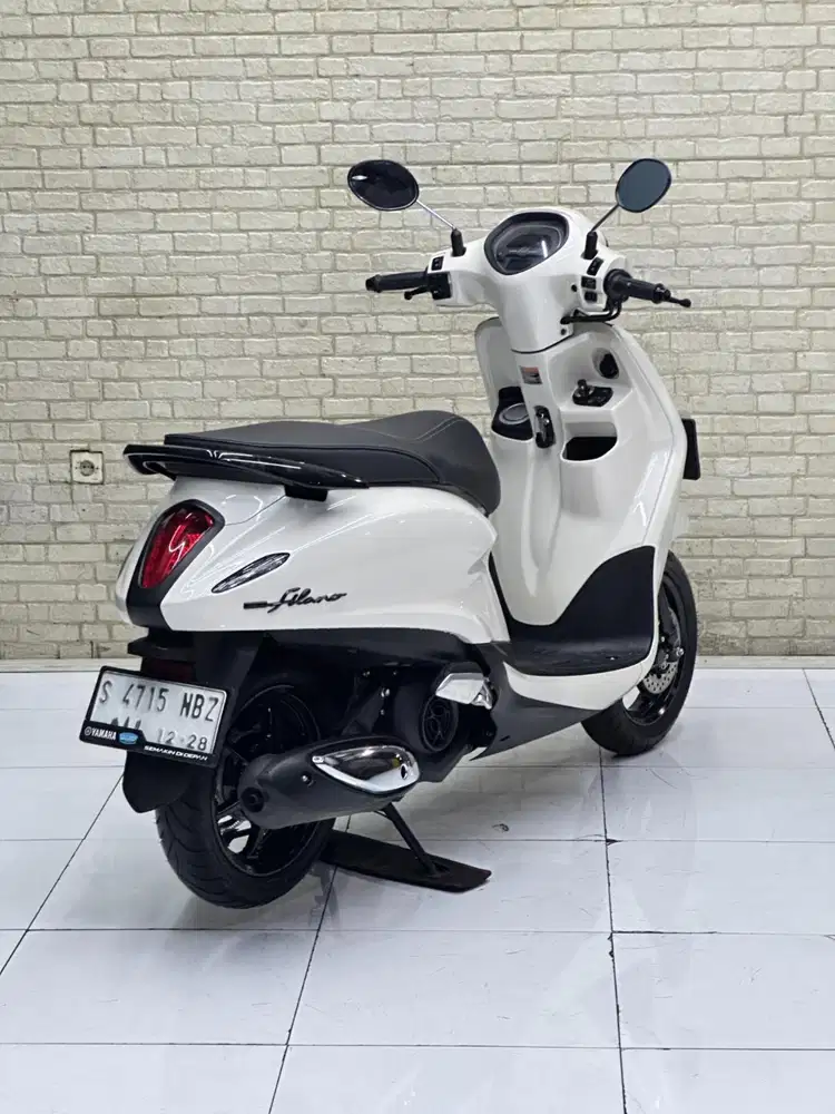 RETRO MATIC‼️ Yamaha Grand Filano 125 2023 White Favorite