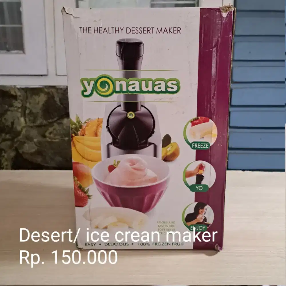 Younauas desert and ice cream maker