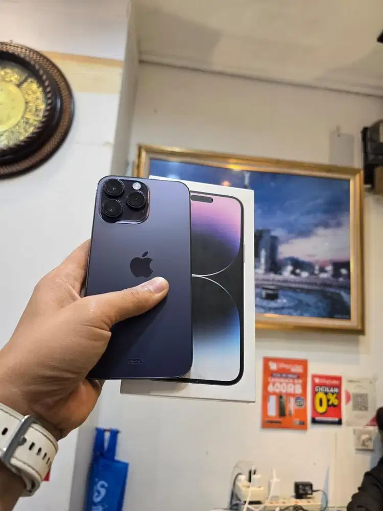 Jual iphone 14 pro max ibox purple