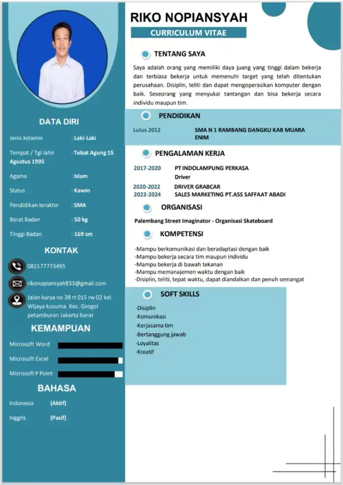 Mencari pekerjaan sebagai driver