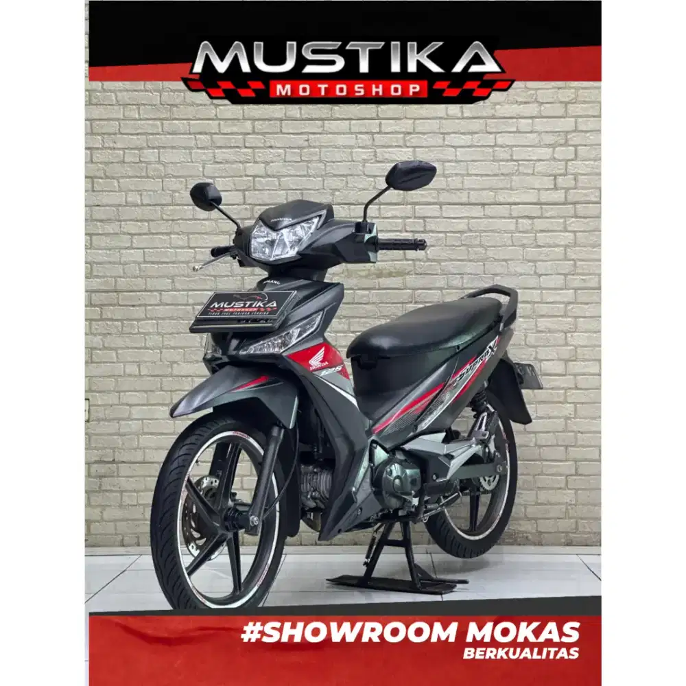 Perfect Condition!!Honda Supra X 125 Fi 2021 N Kota Black Muls-Mustika