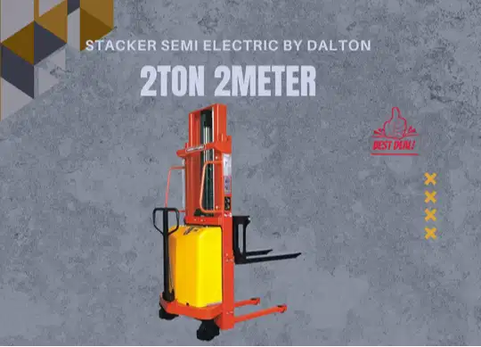 STACKER SEMI ELECTRIC 2TON 2METER BY DALTON
