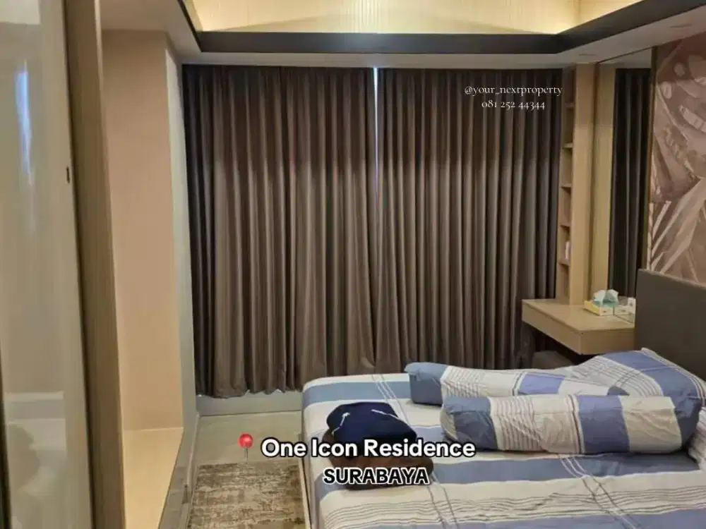 Unit Apartemen 2BR One Icon Residence Di Kawasan Premium Jalan Basuki Rachmat Kota Surabaya