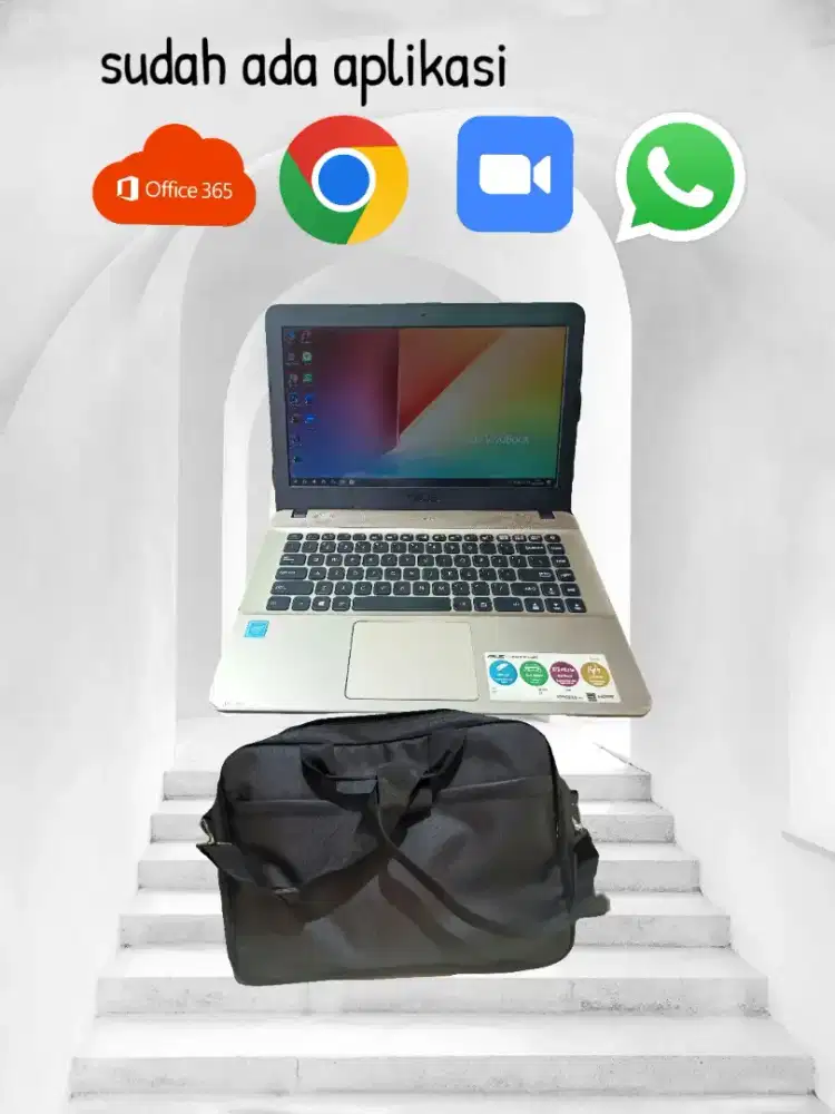 Laptop Asus VivoBook X441MA Ram4/SSD 128gb