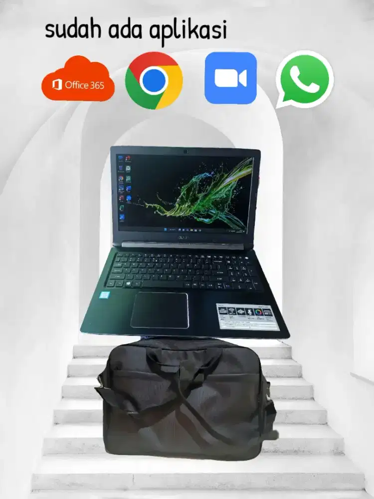 Laptop Acer A515-51 Ram 8gb SSD nvme 128gb+500gb