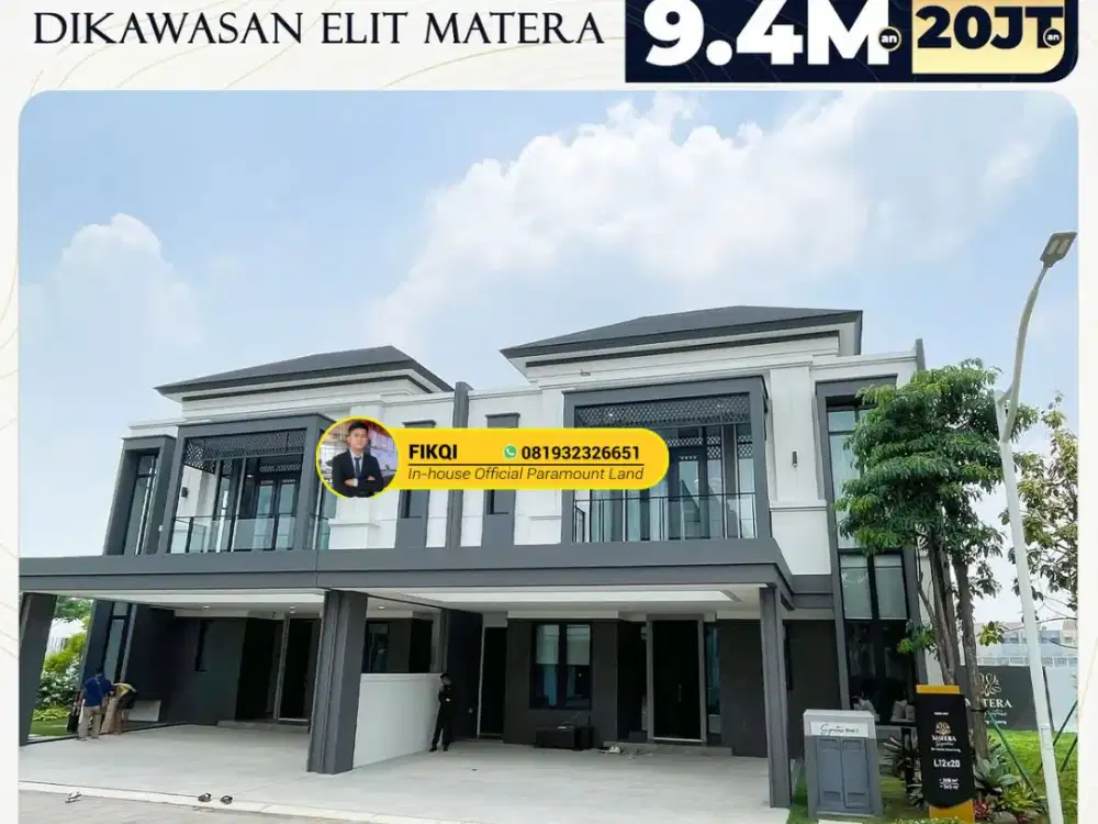 Hunian Terbaik Matera Signature Rumah paling Mewah di BSD dan Gading Serpong