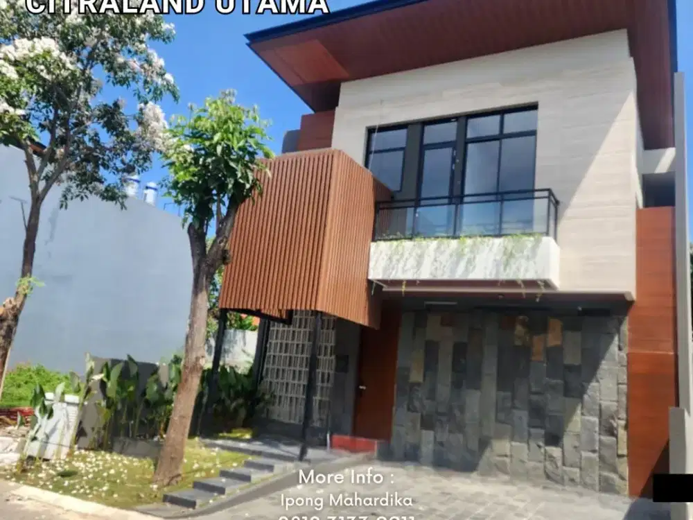Rumah CitraLand Utama Kolam Renang Pribadi Dekat Pakuwon Mall