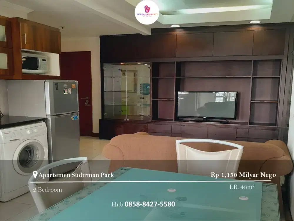 Dijual Apartement Sudirman Park 2BR Full Furnished Tower A