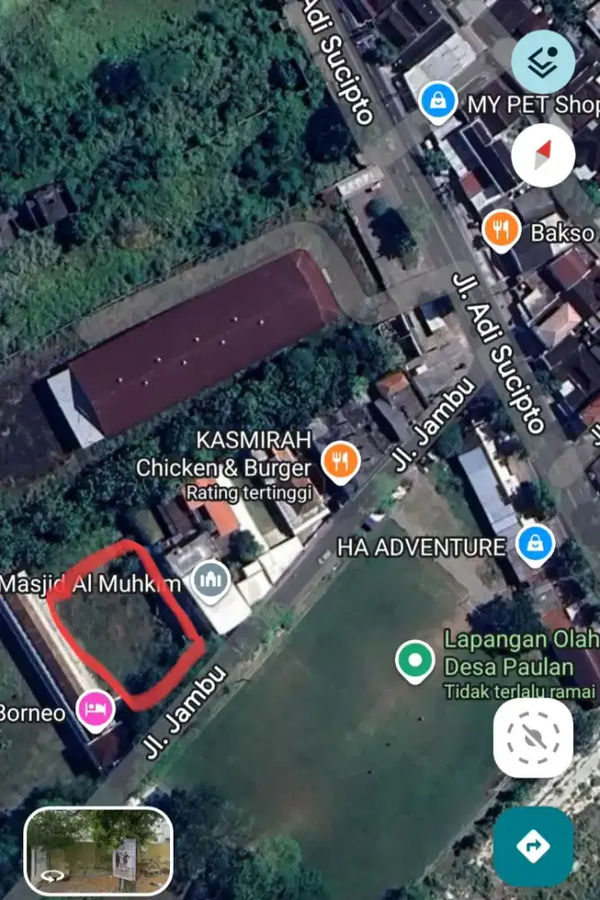 Dijual Tanah Strategis -Jalan Adi Sucipto, Colomadu