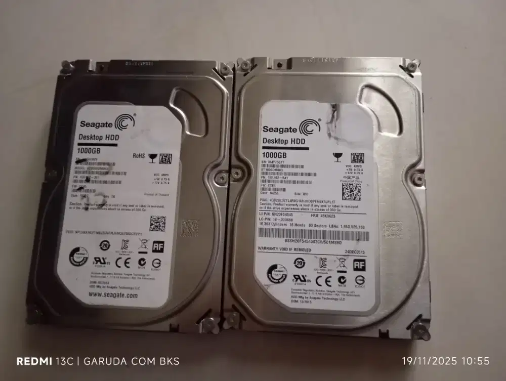 Harddisk pc/cpu 3.5 seagate 2 pcs