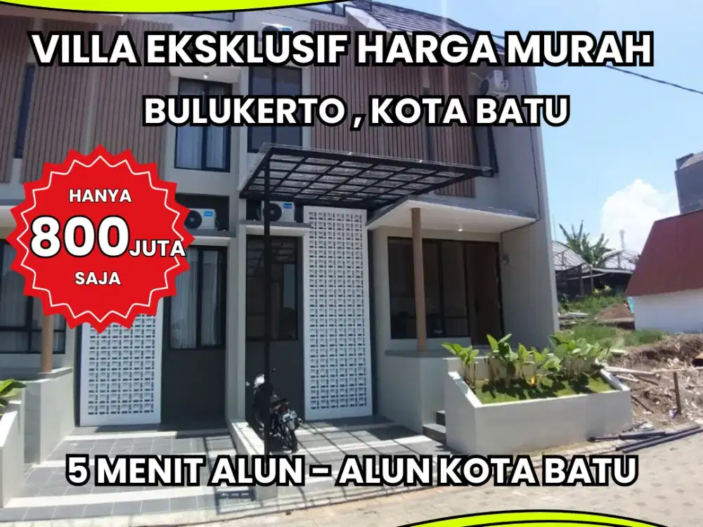 Villa Flower Garden Garansi Pasti Passive InCome 800Jutaan Saja