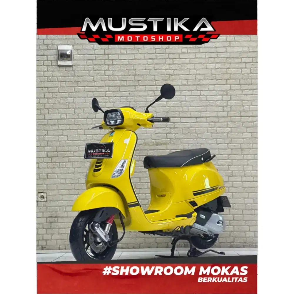 Odo 10rb istimewa!!Vespa S 125 Led 2021 Yellow Nopol Cantik-Mustika