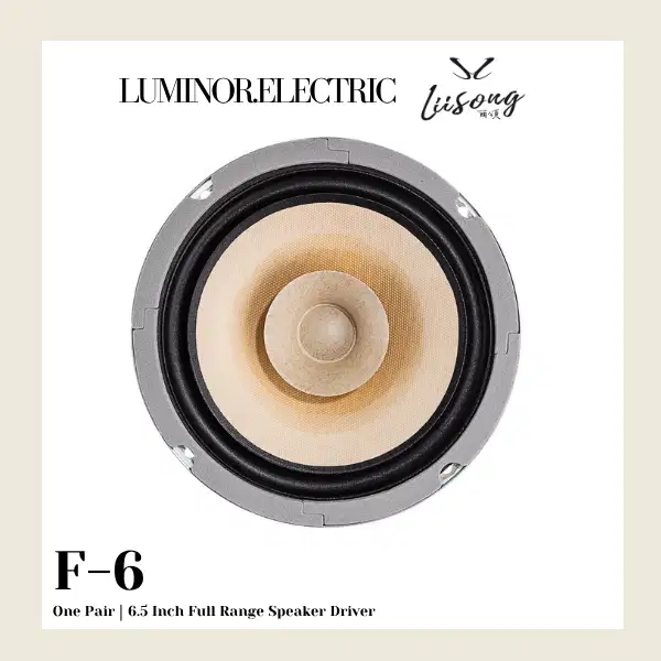 Lii Song Audio Speaker F6 - 6.5 Inch Full Range Speaker Driver