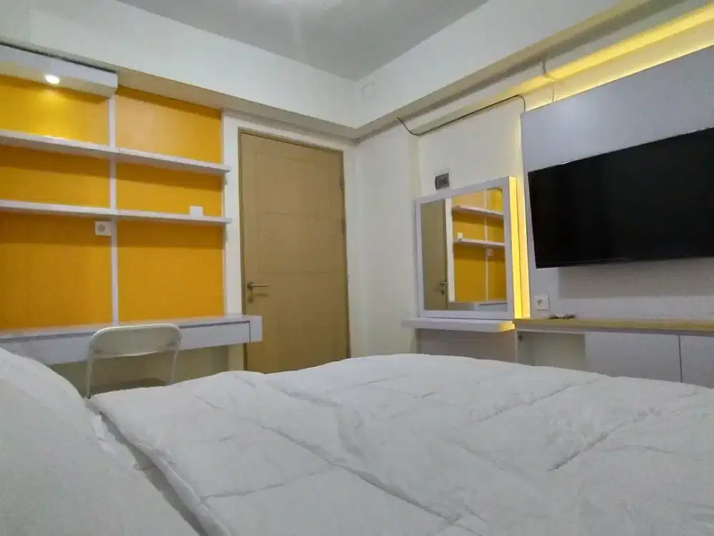 Apartemen Educity Studio Furnished lantai tengah tower Yale dekat ITS, WM, Unair kampus C, Gloria, Xin Zhong, Cita Hati , Al Azhar