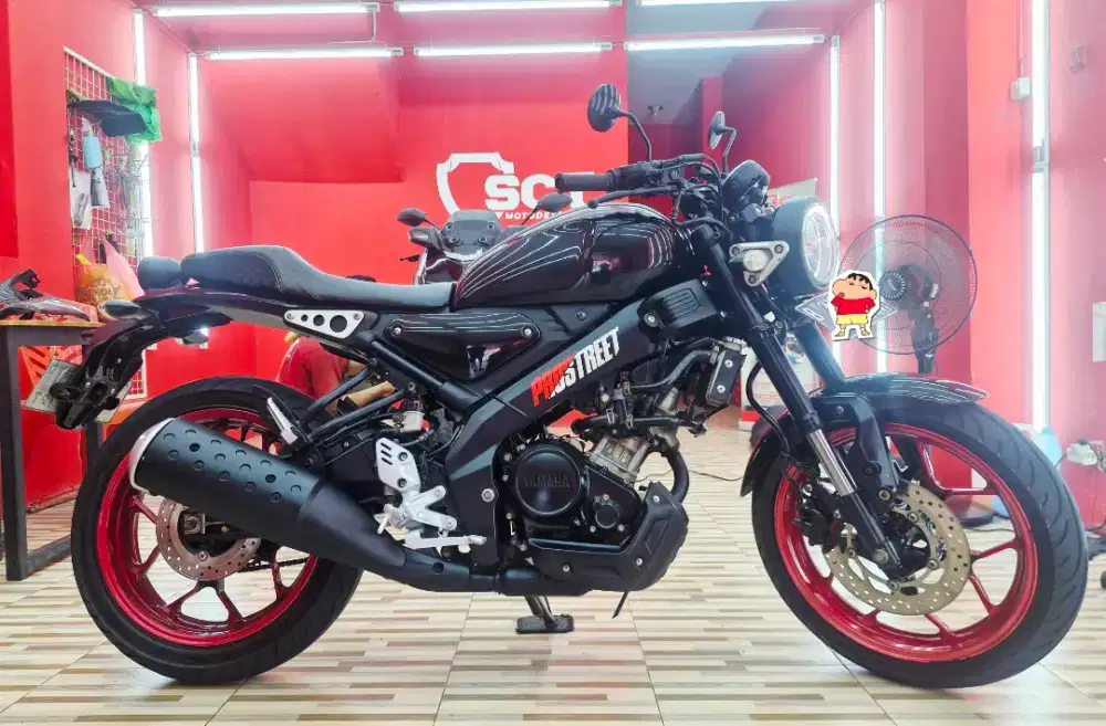 JualCpt90%LikeNew PjkMei26 YAMAHA XSR 2022 Modif HITAM