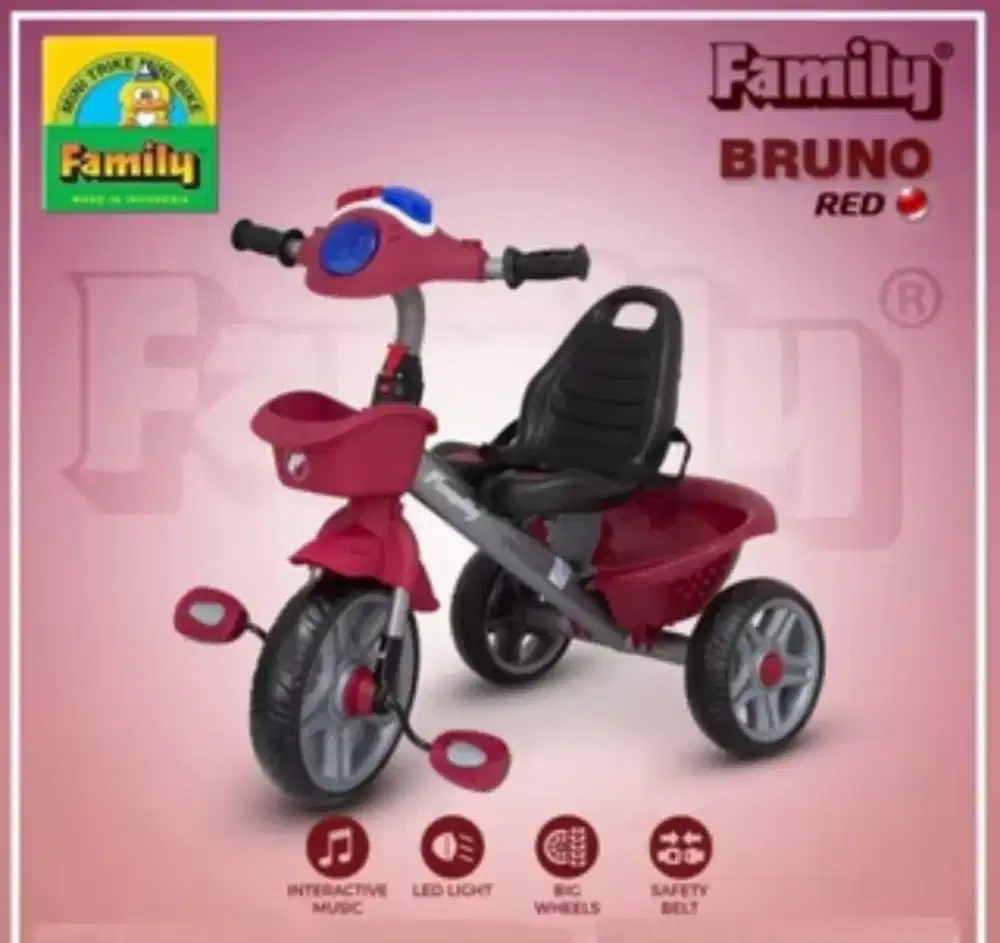 Mainan sepeda roda. 3 bruno