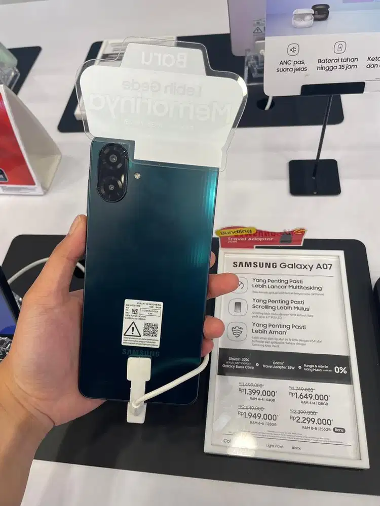 CICILAN SAMSUNG A07 PROMO BUNGA 0% DP MULAI 0%