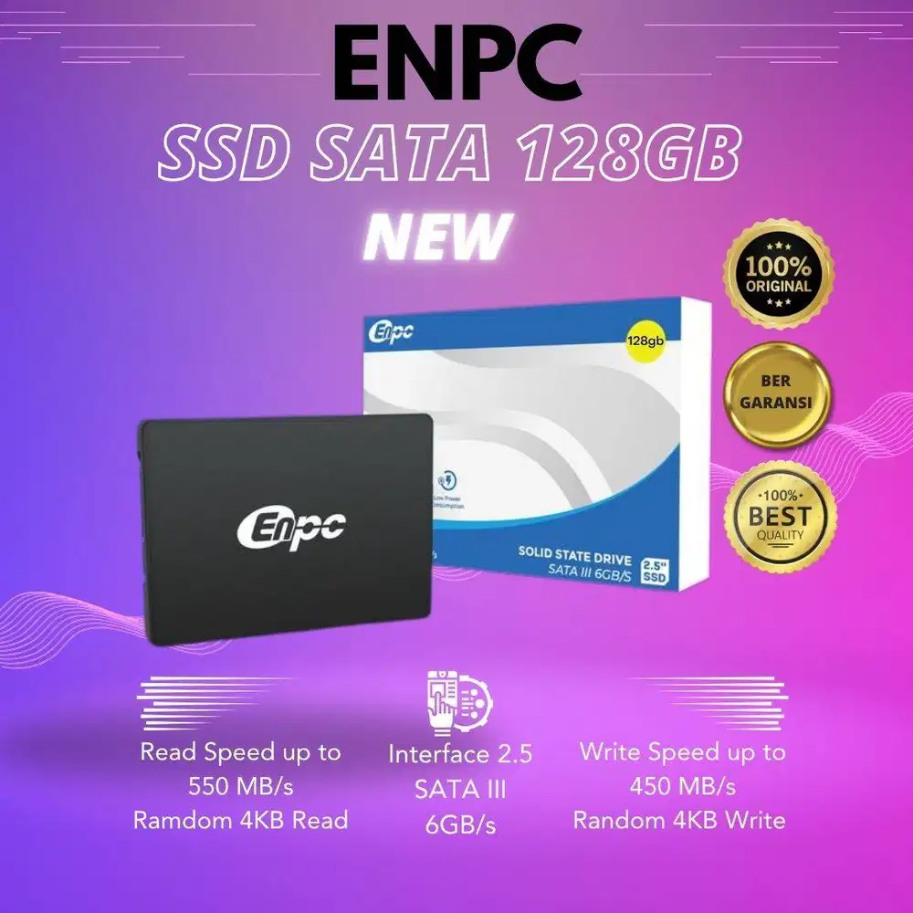 SSD ENPC 128GB Internal 2,5'' Sata Murah