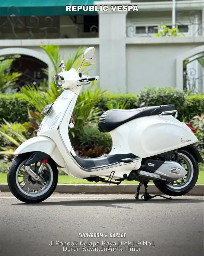 DIJUAL PIAGGIO VESPA SPRINT 150 IGET TAHUN 2016 PERFECT CONDITION