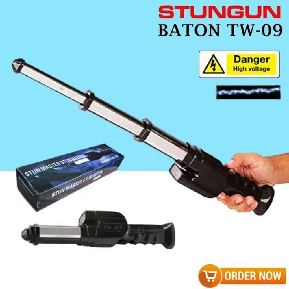 Alat  Satpam - Electric Stun Baton TW09 - Alat Kejut