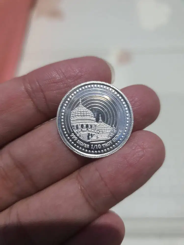 Koin perak murni, fine silver coin 3,11 gram