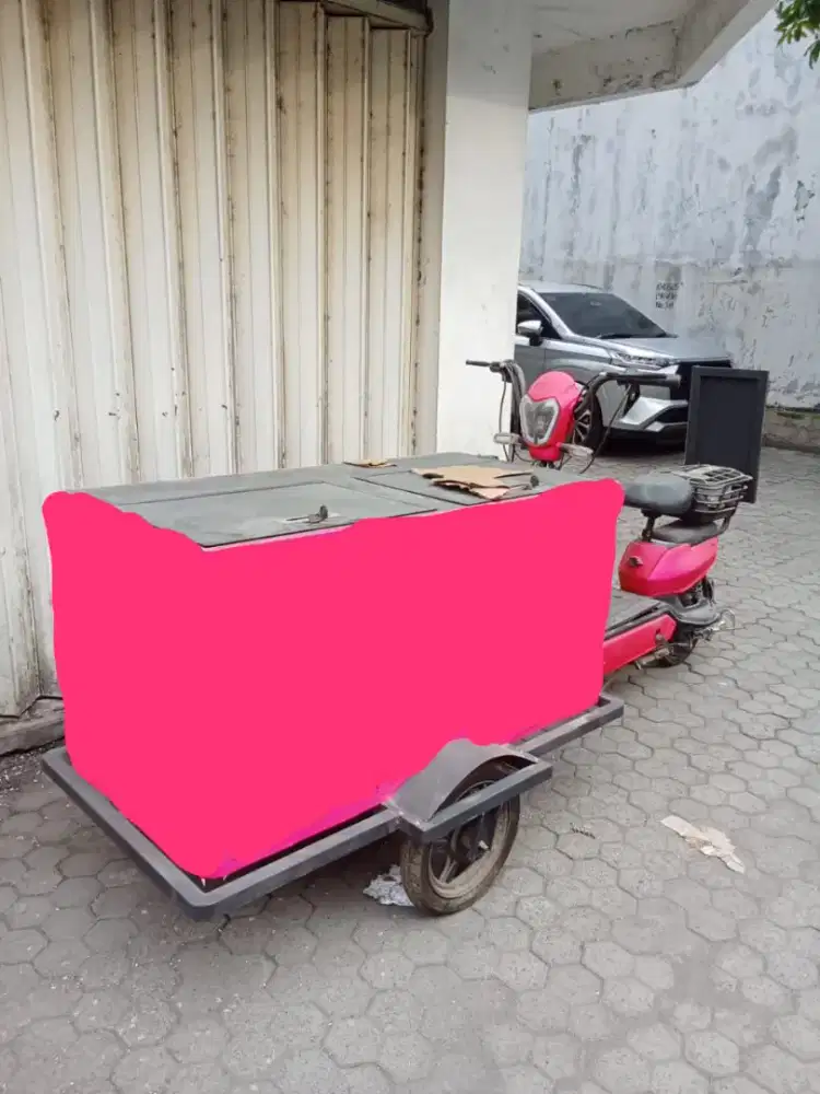 Harus laku bulan ini!! Jual rugi gerobak sepeda listrik
