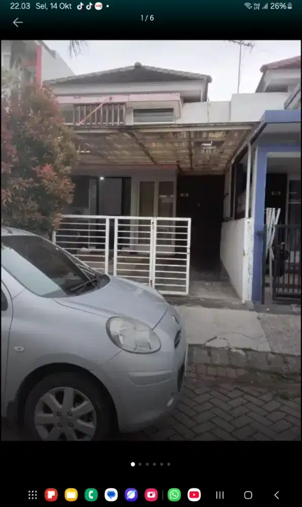 Sewa harian syariah rumah redy di Permata Jingga suhat full isi malang