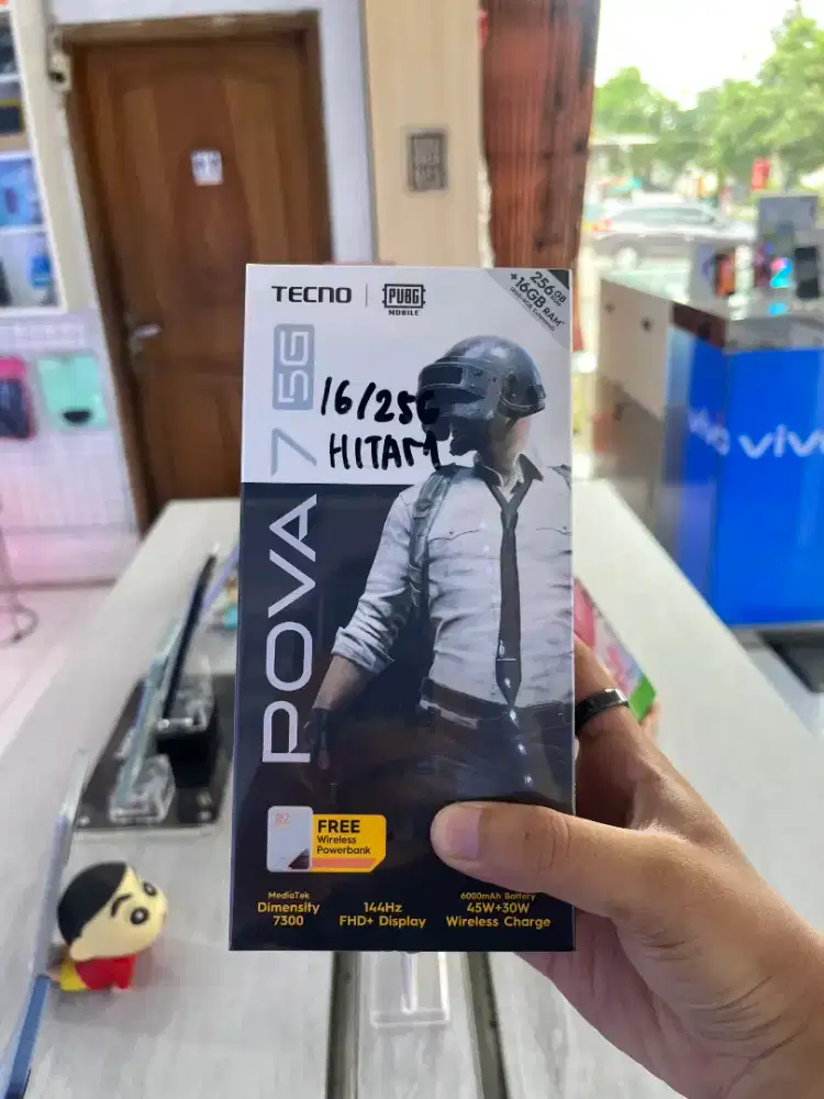 tecno pova 7 5G 8/256gb free wireless powerbank