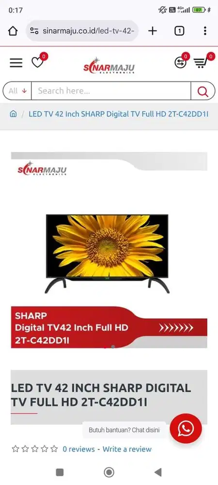 TV Sharp 42inch LED