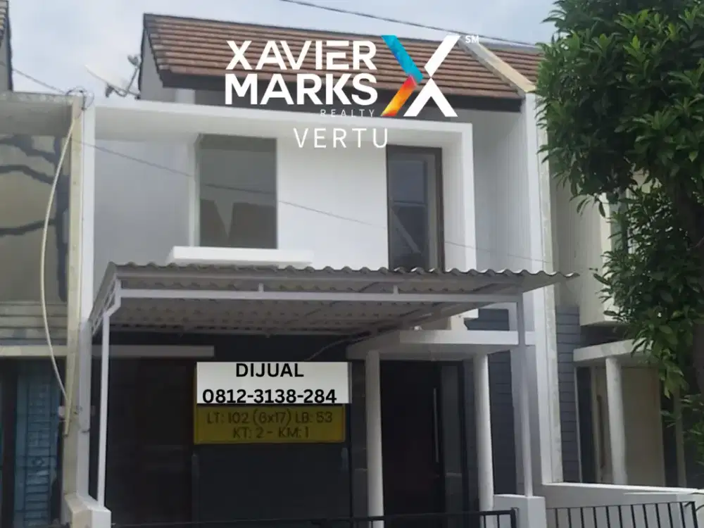 Rumah 2 Lantai, Bagus dan Lokasi Strategis di Pantai Mentari, SBY