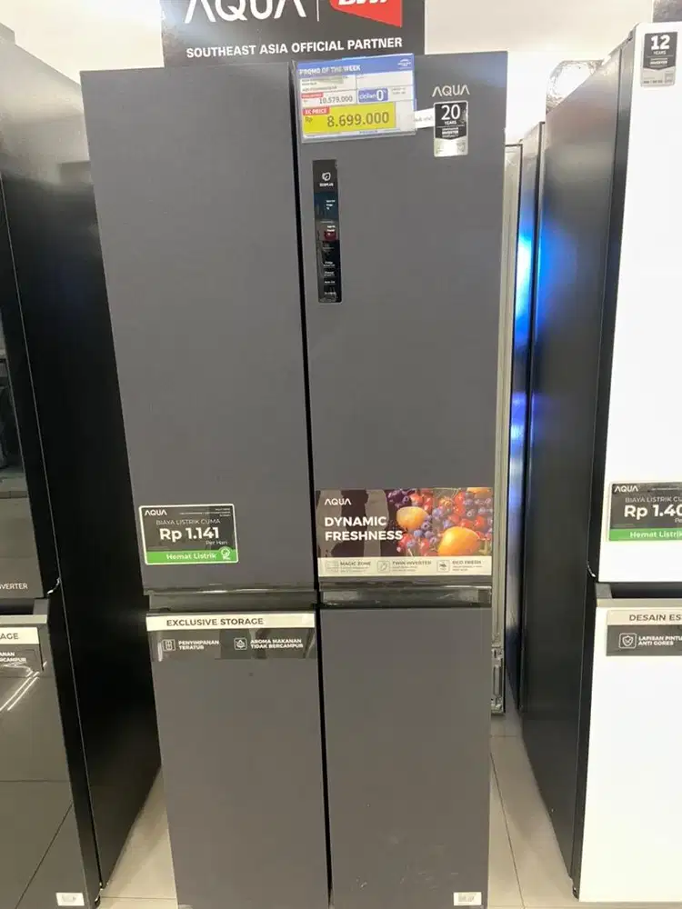 AQUA SBS 4pintu 425L