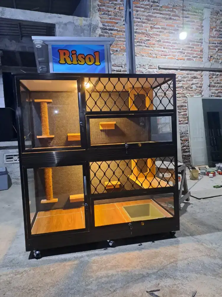Kandang Kucing 2ruang