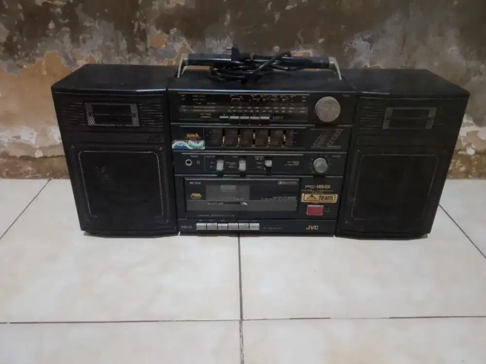 Tape compo JVC pc168 2way vintage apa adanya