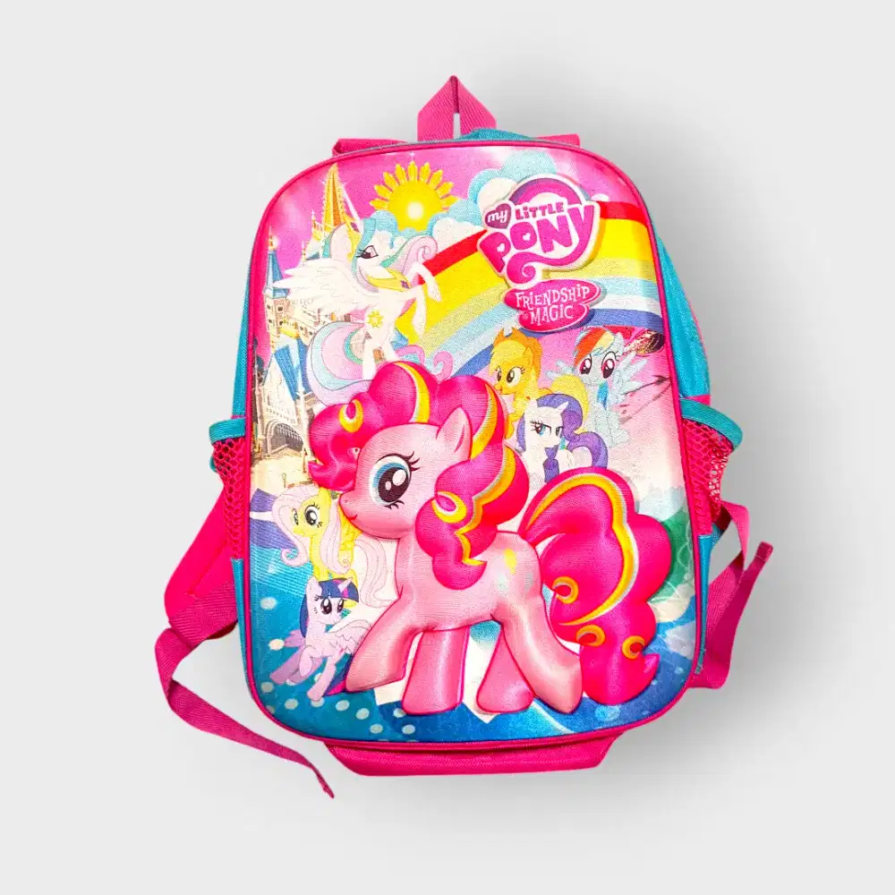 TAS ANAK LITTLE PONY 3D TIMBUL PRELOVED SEKEN
