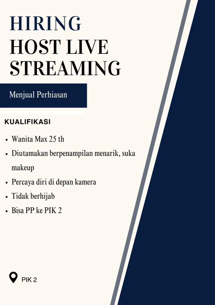 Hiring Host Live Streaming