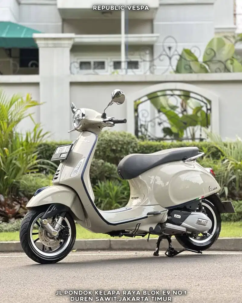 PIAGGIO VESPA PRIMAVERA S150 IGET ABS LED TH 2022 WARNA BEIGE SABBIA P