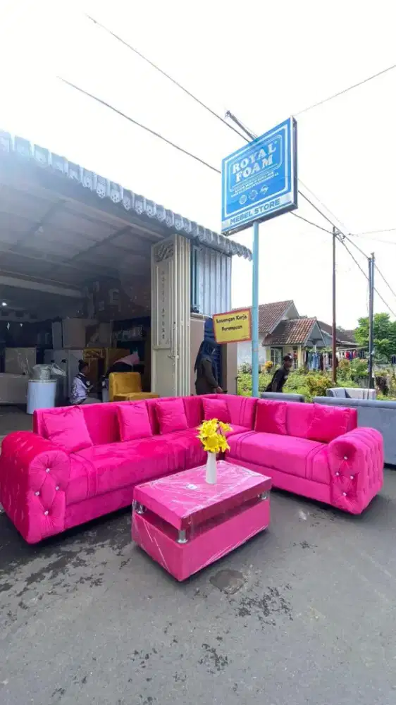 Sofa Sudut/Sofa Pojok Minimalis