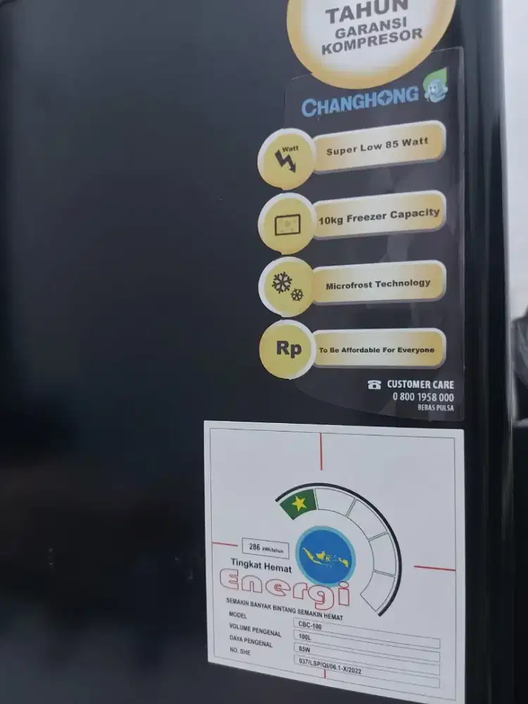 Kulkas 1 pintu Changhong CBC 100