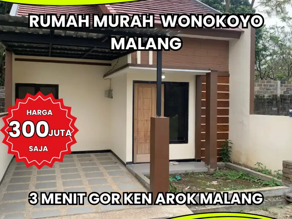 Rumah di Kota Malang Murah 5 Menit Gor Ken Arok