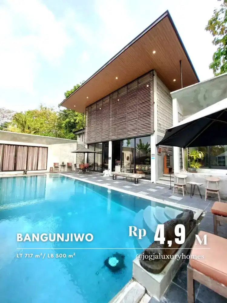 Dijual Villa Tropis Estetik di dekat Kasongan Bantul