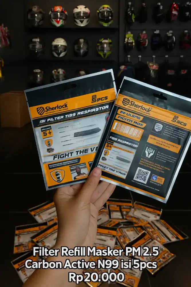 Filter Refill Masker PM 2.5 Carbon Active N99 isi 5pcs