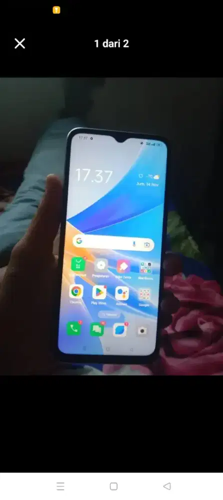 Jual hp Oppo a17 hp aja no minus ram 4+4/64
