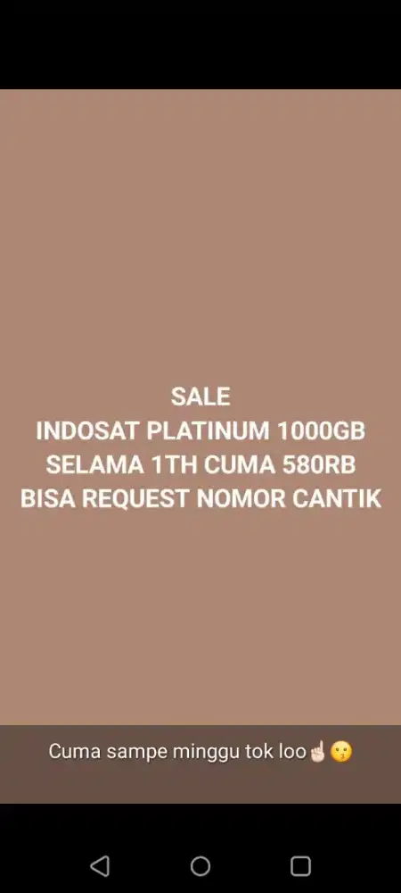 Kouta Indosat 1tb