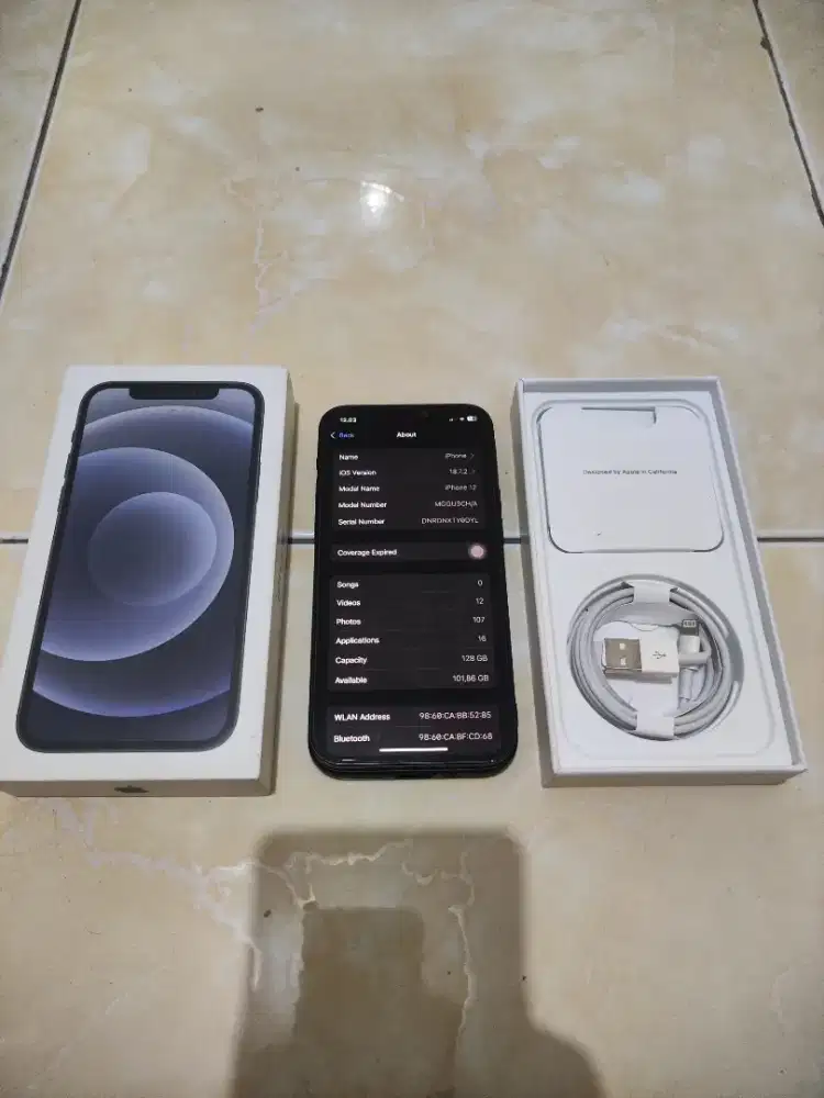 iPhone 12 Black inter 128 GB