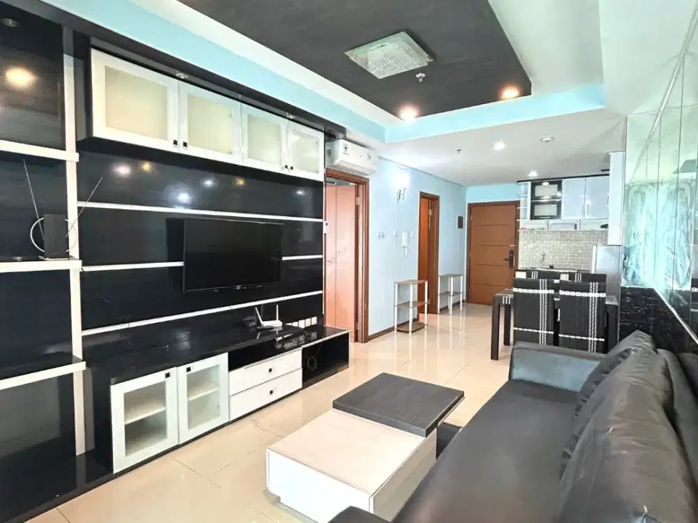 Condominium Green Bay Pluit 2 BR Full Furnish Dikasih Kasur Baru!