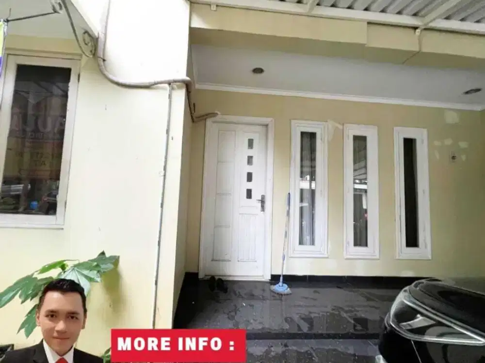 Rumah bagus di cluster depan kota wisata