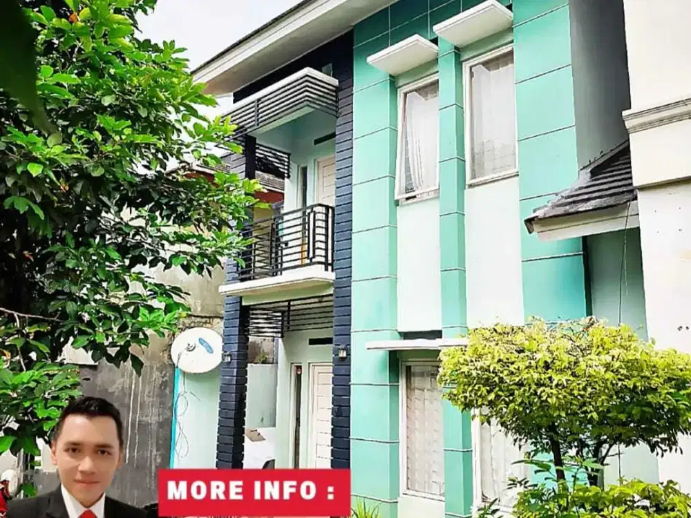 Rumah bagus & siap huni di cluster depan kota wisata Cibubur