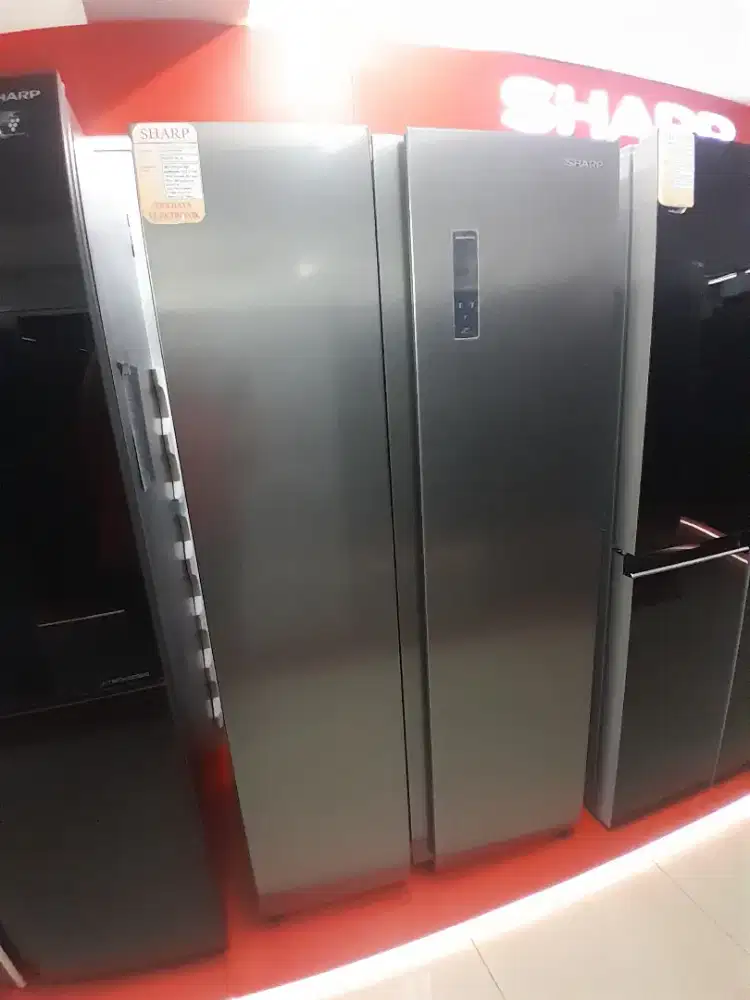 Kredit Kulkas sharp side by side cukup ktp asli saja